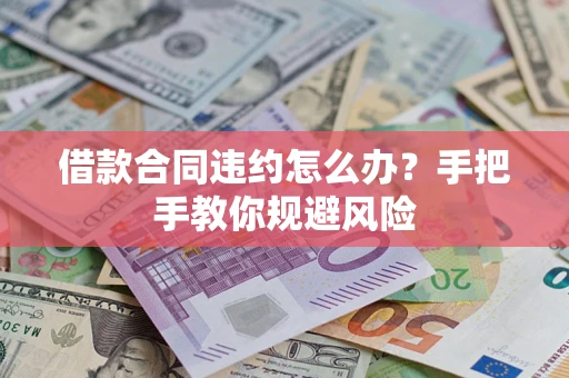 武汉借款合同违约怎么办？手把手教你规避风险