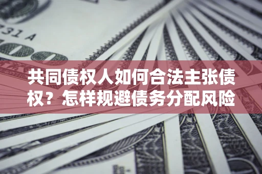 武汉共同债权人如何合法主张债权？怎样规避债务分配风险？
