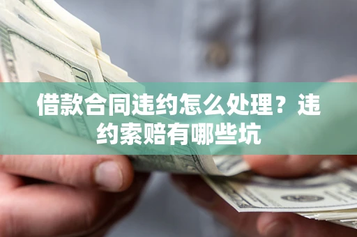 武汉借款合同违约怎么处理？违约索赔有哪些坑