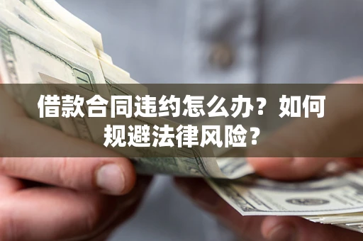武汉借款合同违约怎么办？如何规避法律风险？